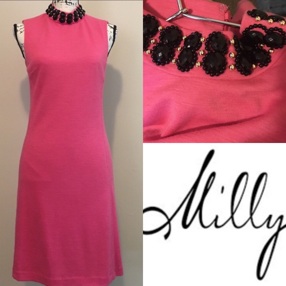 Milly High Neck Cocktail dress size 6