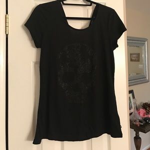 Scull rock and Republic shirt L