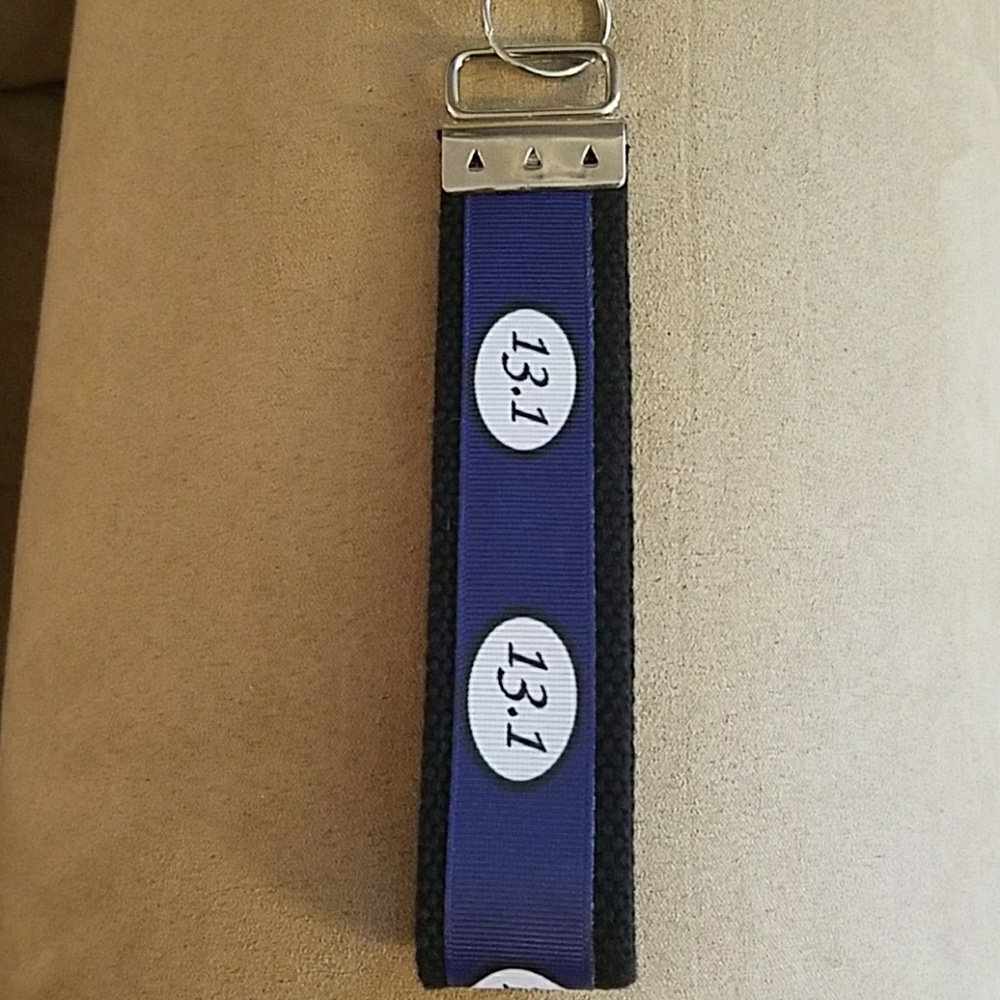 Runners fabric key fob