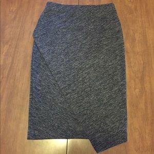 H&M asymmetrical pencil skirt