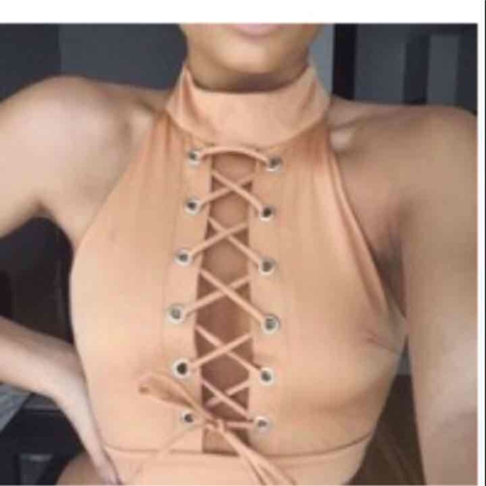 Crop Halter top