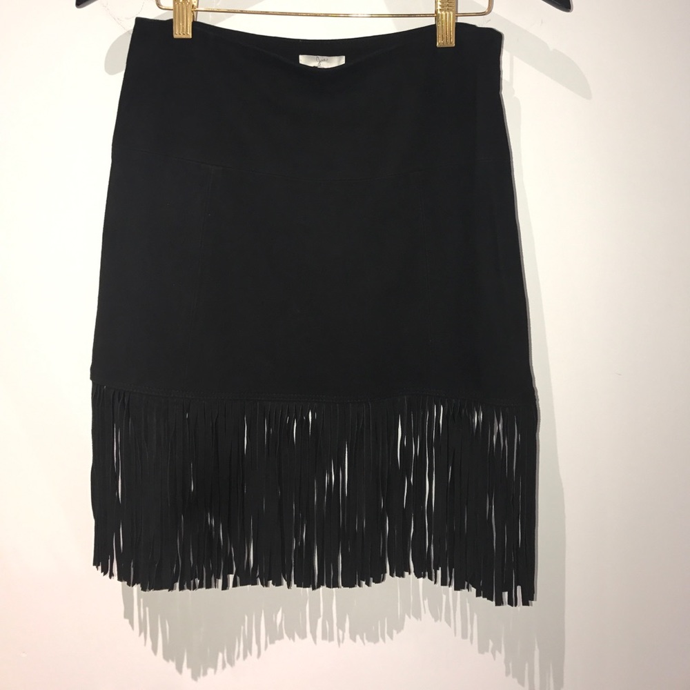 JOIE LOZITA FRINGE MINI SKIRT