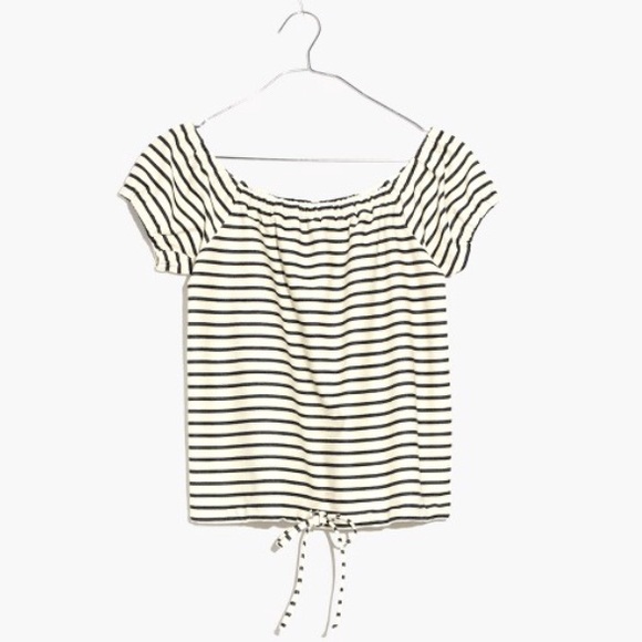 Madewell Tops - Off the shoulder Madewell croptop