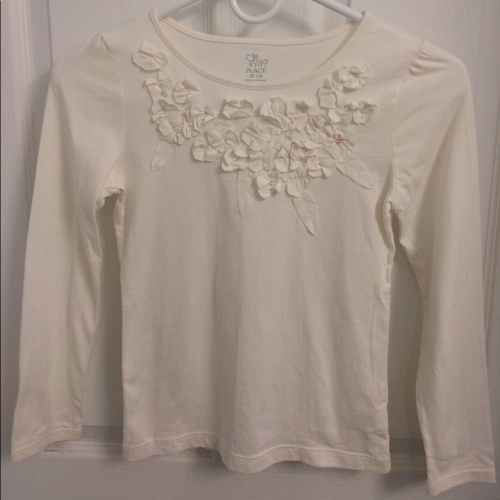 M 7/8 Girls Children's Place Long Sleeve Shirt
