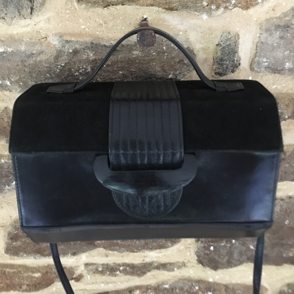 Vintage Rodo Italy leather & suede cross body bag