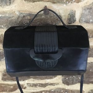 Vintage Rodo Italy leather & suede cross body bag