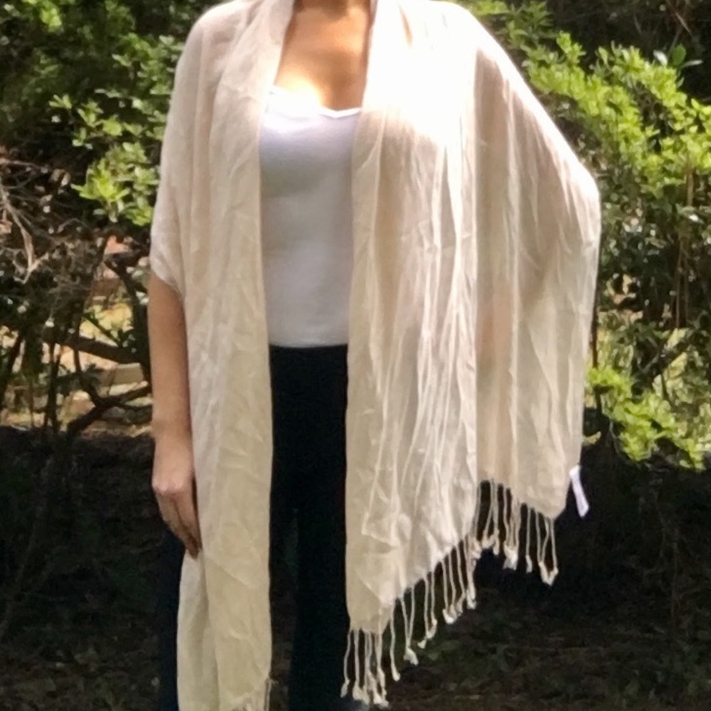 Gold sparkle pashmina