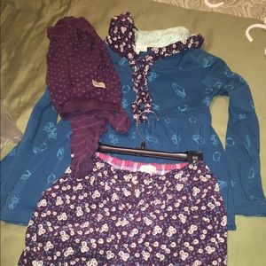 Shorts hoodie tights