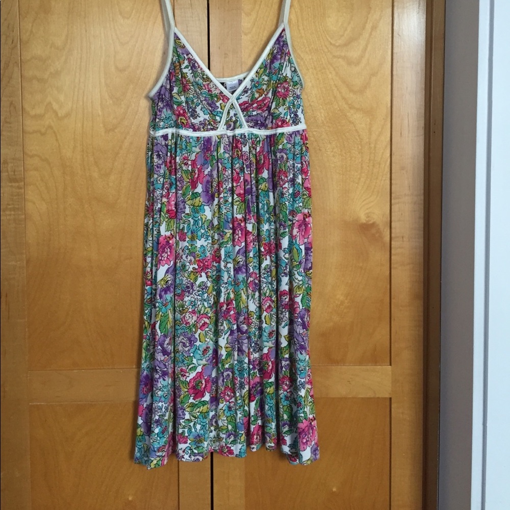 Summer floral print dress