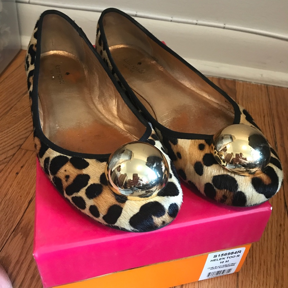 Kate Spade New York Leopard flats