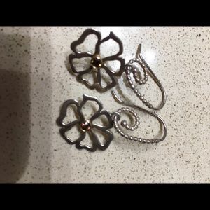 Pandora sterling silver ear posts.