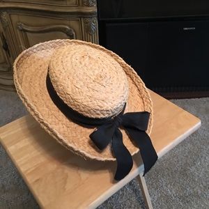 Beach Hat, draw with black band