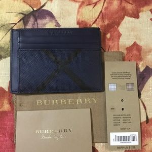 burberry money clip card holder