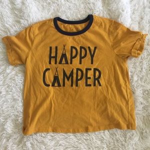 Happy camper crop top