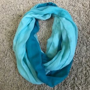 Teal Infinity scarf