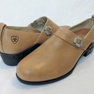 Ariat tan slip on loafers preloved