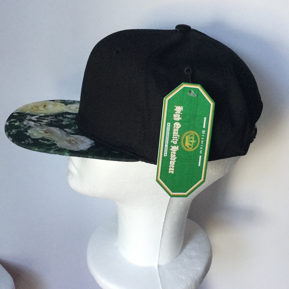 Yellow Rose Graphic Cap