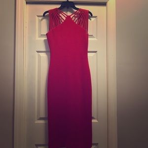 Dress the population "Gwen" Midi Dress