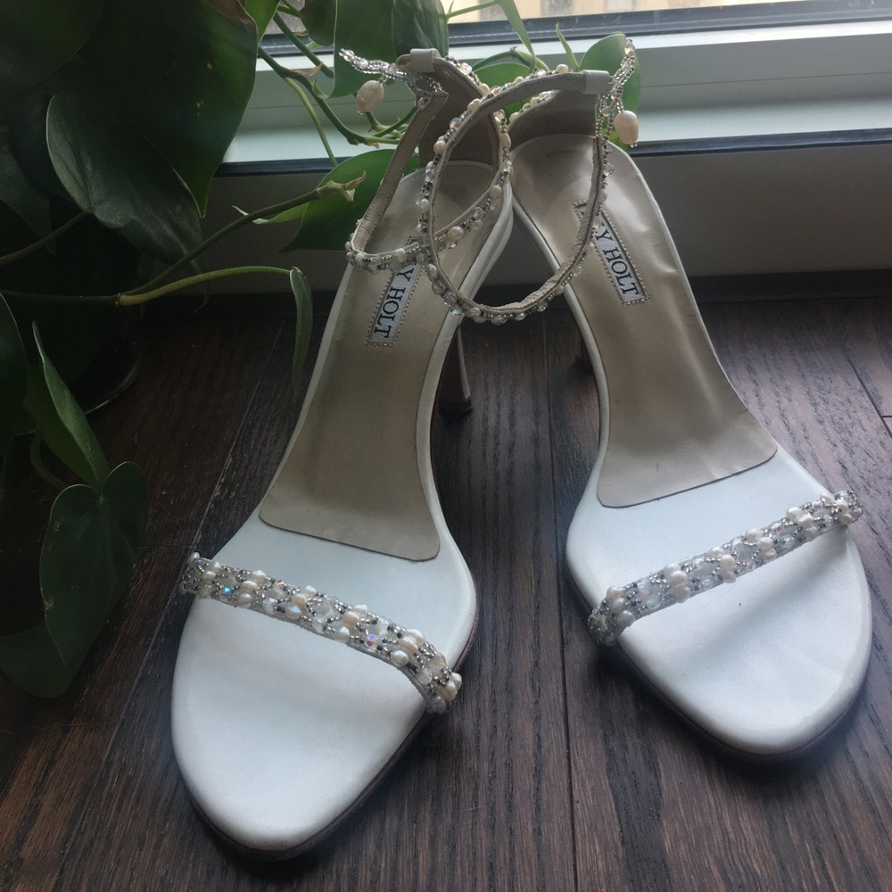 Lily Holt Mother of Pearl Heels