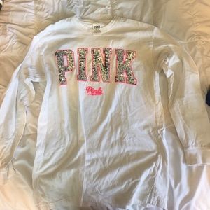 PINK long sleeve tee