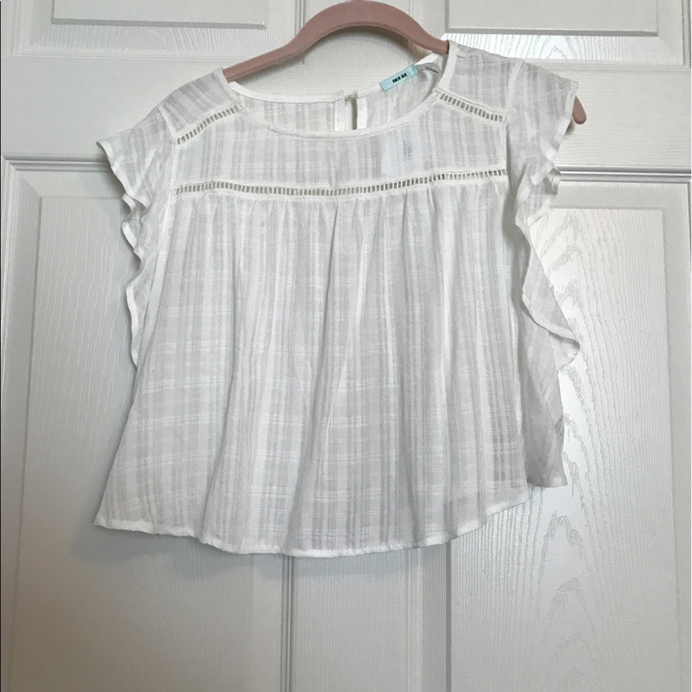 NWT UO Kimchi Blue White Top