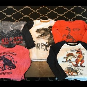 Dino long sleeved tees