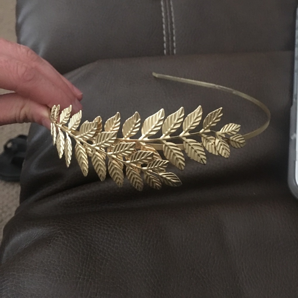 Gold headband