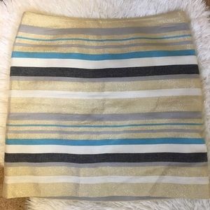 Loft sparkle blue mini skirt