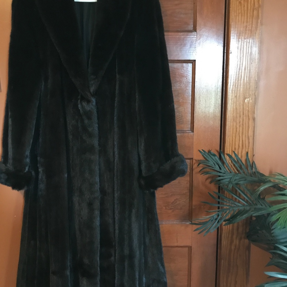 Ranch Black Mink full length coat