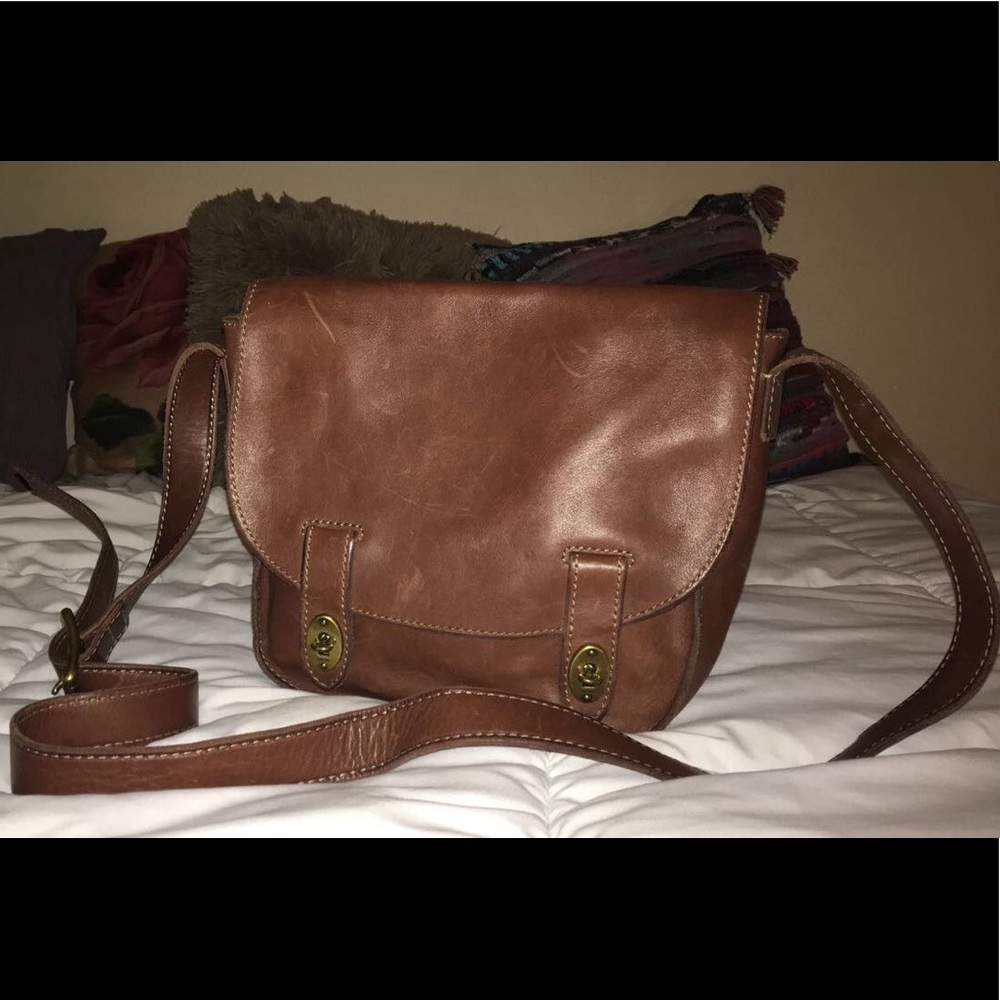 Fossil AUTHENTIC Leather Crossbody Satchel/Purse