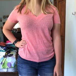 Urban Outfitters Salmon V-Neck