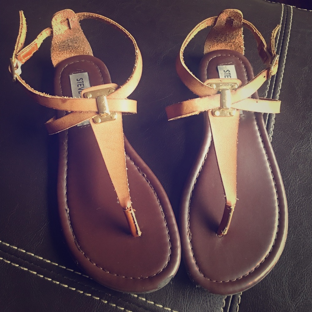 Girl's STEVE MADDEN TAN Sandals size 1