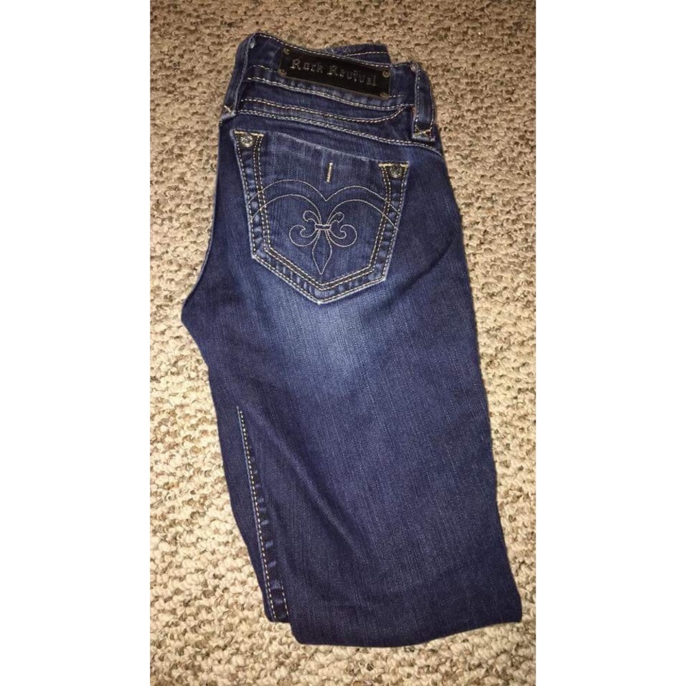 Rock Revival Skinny Jeans Size 25
