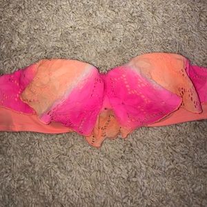 Strapless bathing suit top