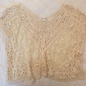 Crochet lace top