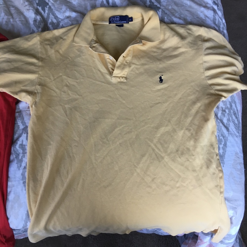 Ralph Lauren yellow men's polo