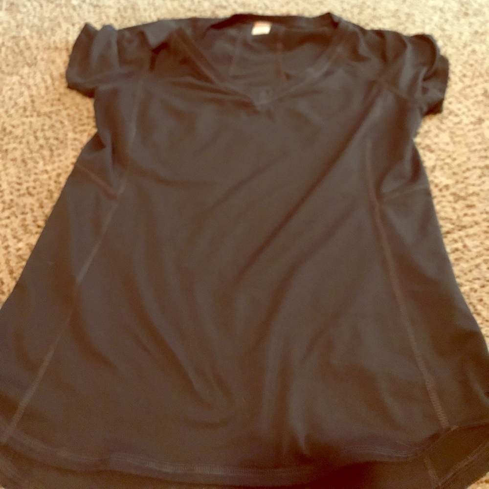 SOLD VEUC Off Black Lucy V-neck Shirt