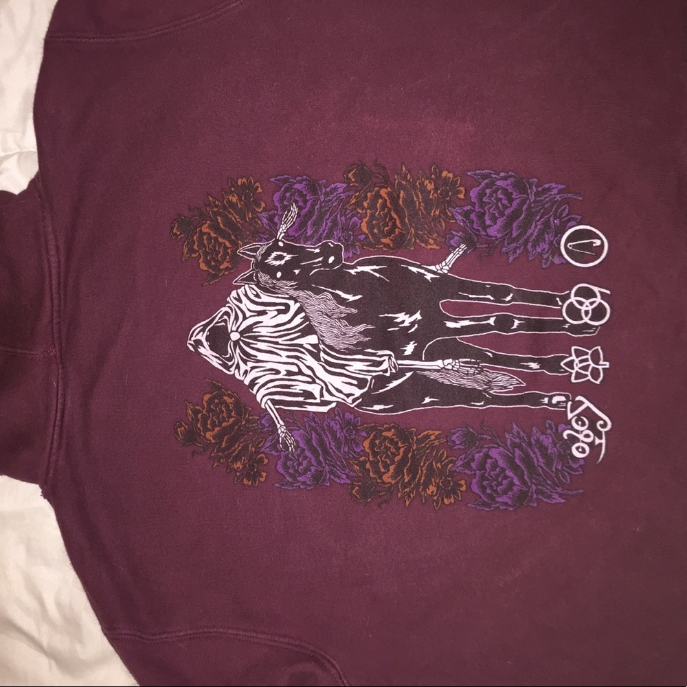 Maroon obey hoodie