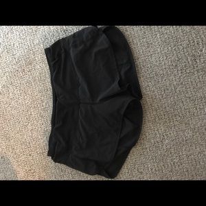 Black Lulu lemon shorts size 4