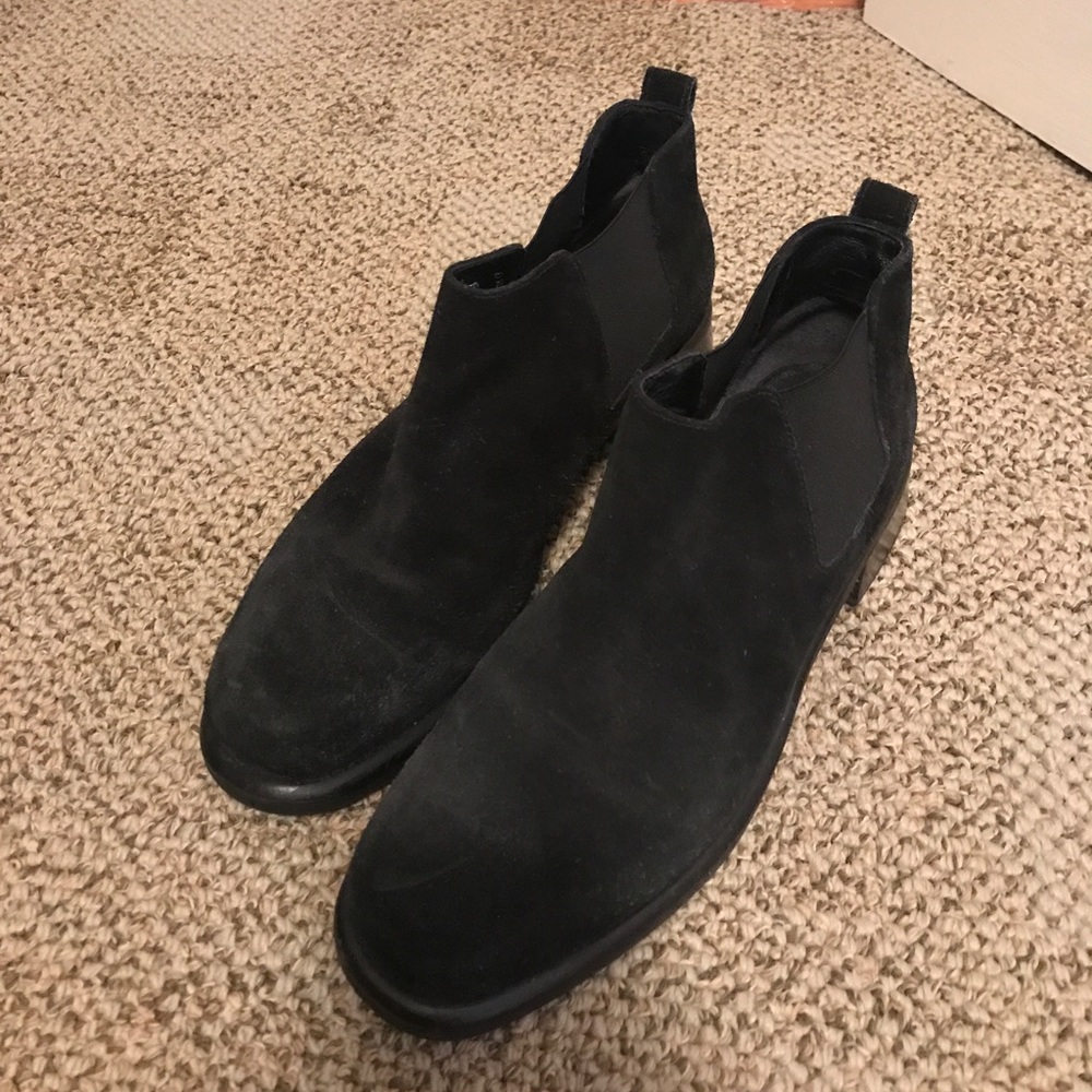 Cole hann black booties