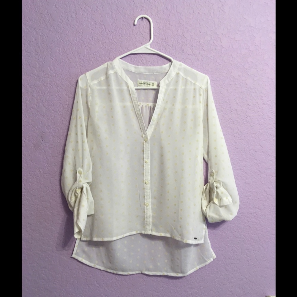 Shear white blouse