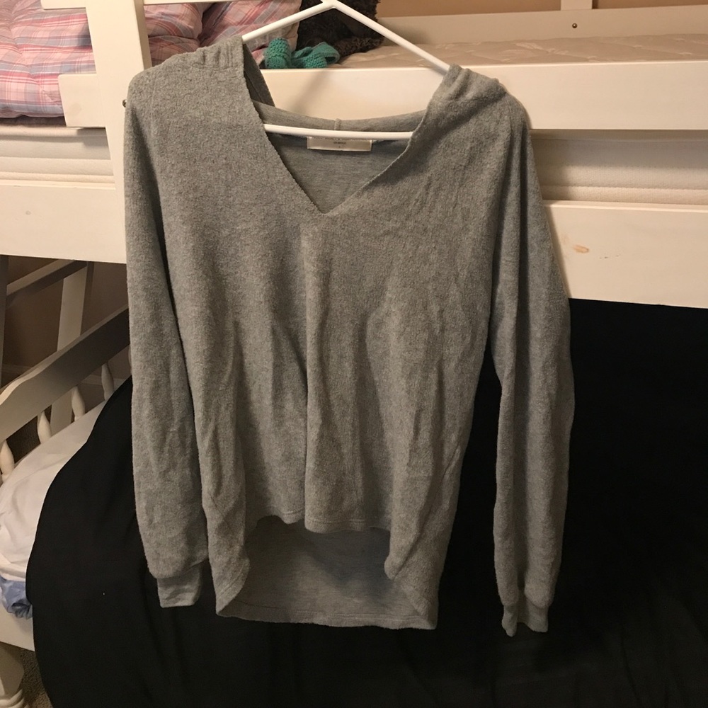 Gray hoodie from Urban Outfitters
