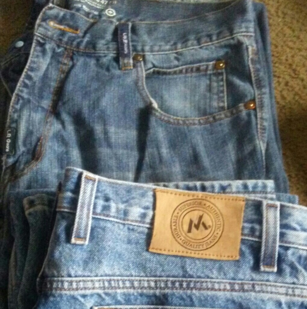 Men's jeans.