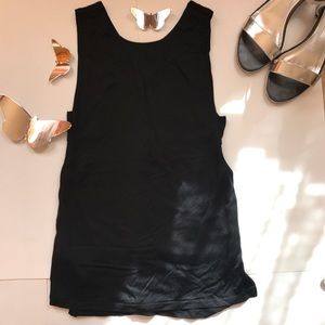 Banana Republic Black Open Side Top