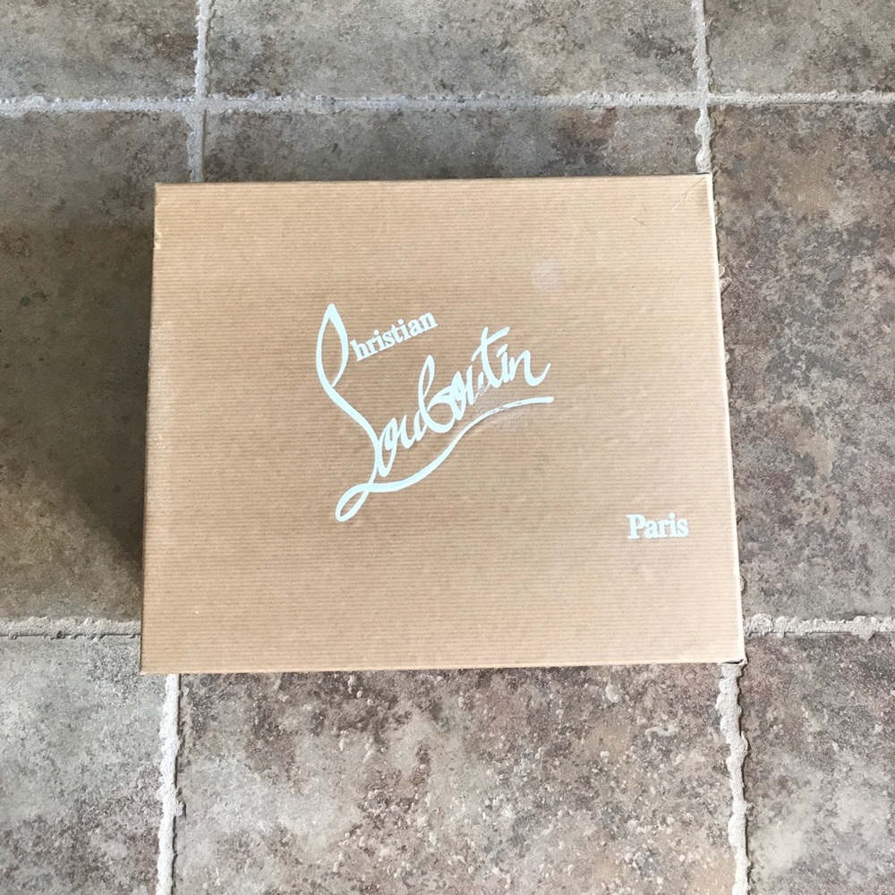 Christian Louboutin Lady Peep Sling Spike Heels