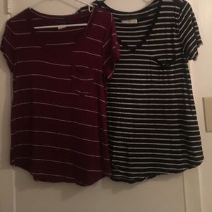 2 short sleeve shirts !