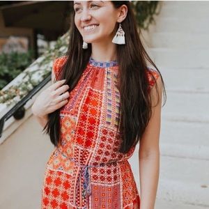 Anthropologie Patchwork Sol Dress NWT