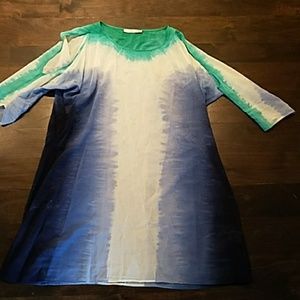 Beautiful calypso multicolored st. Barths dress s