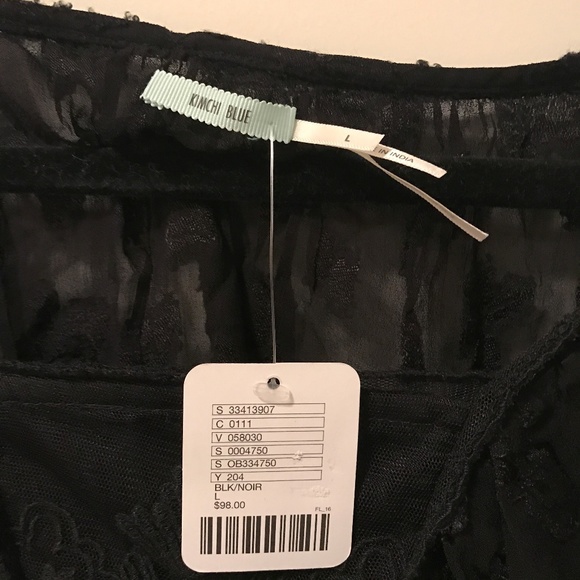 NWT Urban Outfitters Chiffon Top - Picture 3 of 5