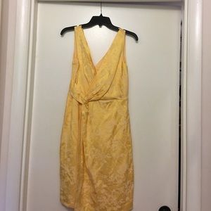 Gold Soft Wrap Dress